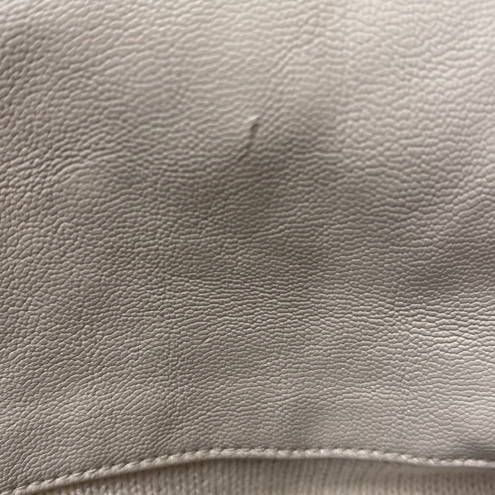 Banana Republic leather sweater cream size medium - Picture 10 of 10